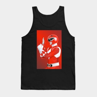 Red Sentai Power Tank Top